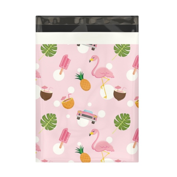 🆕🦩 Flamingo Poly Mailers Seller Shipping 25 Pack New! - Picture 1 of 1